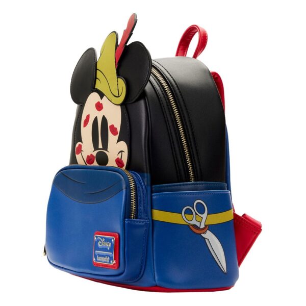 Bolsas y Mochilas Mickey Mouse - Mochila de alta calidad - Licencia oficial - Material: poliéster / cuero PU - Dimensiones: 23 x 27 x 11 cm