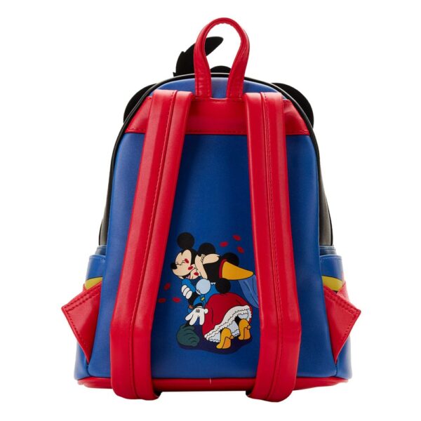 Bolsas y Mochilas Mickey Mouse - Mochila de alta calidad - Licencia oficial - Material: poliéster / cuero PU - Dimensiones: 23 x 27 x 11 cm