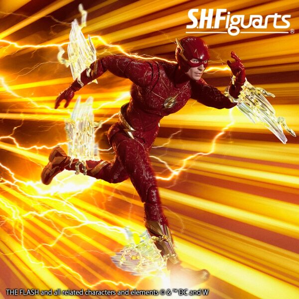 Figura de la línea S.H Figuarts basada en la película "The Flash" de DC de Tamaño 15 cm con todo lujo de detalle