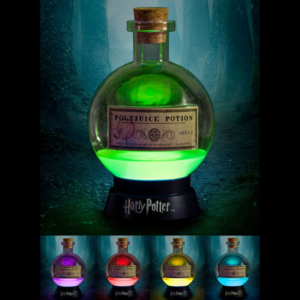 Lámparas Harry Potter - Lámpara Mood Light con licencia oficial de Harry Potter - Dimensiones: 20 x 13 x 13 cm - Pilas necesarias (3x AA, no incluidas)