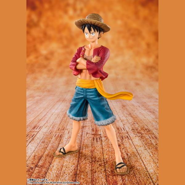 Figura de la línea Figuarts Zero basada en el anime "One Piece" de Tamaño 14 cm. con todo lujo de detalles.