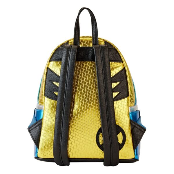 LOUNGEFLY SHINE WOLVERINE MARVEL. Bolsas y Mochilas Marvel - Mochila de alta calidad - Licencia oficial - Material: poliéster / cuero PU - Dimensiones: 23 x 27 x 12 cm