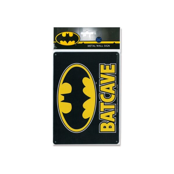 Placas metálicas DC Comics - Placa de chapa, licencia oficial - Dimensiones: 15 x 21 cm