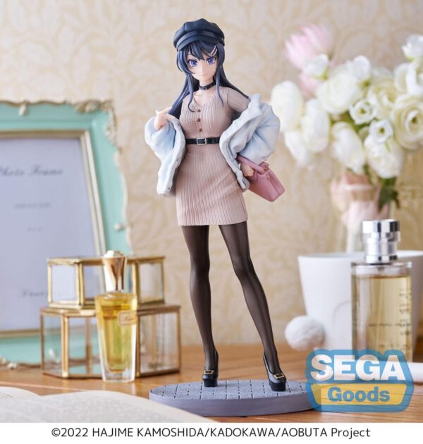 Estatuas Rascal Does Not Dream of Bunny Girl Senpai Estatua de "Rascal Does Not Dream of a Bunny Girl Senpai". Fabricada en PVC, tamaño aprox. 21 cm. Viene con una base.