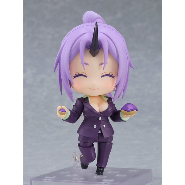 Figuras That Time I Got Reincarnated as a Slime Figura articulada del anime "That Time I Got Reincarnated as a Slime" de la línea Nendoroid, tamaño aprox. 10 cm. Viene con accesorios en una caja con ventana.