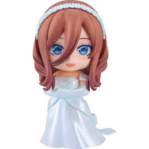 Figura articulada del anime "The Quintessential Quintuplets" de la línea Nendoroid, tamaño aprox. 10 cm. Viene con accesorios en una caja con ventana.