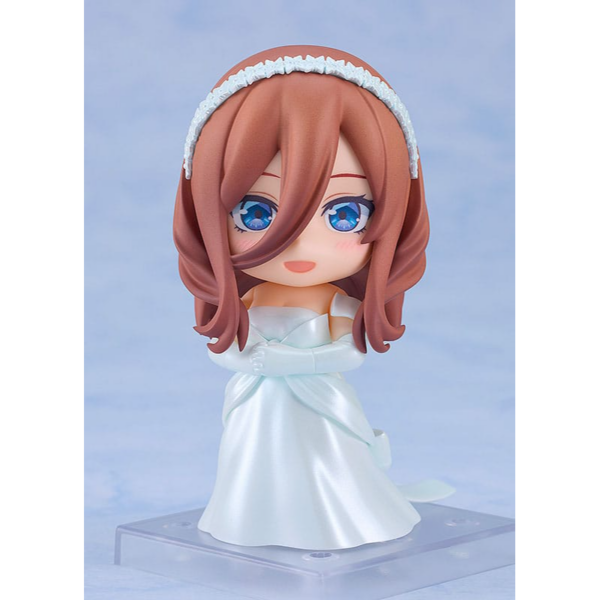 Figura articulada del anime "The Quintessential Quintuplets" de la línea Nendoroid, tamaño aprox. 10 cm. Viene con accesorios en una caja con ventana.