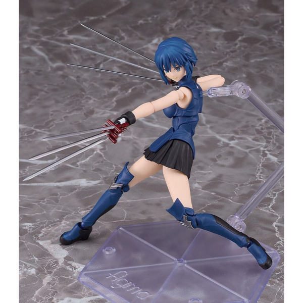 Figuras Tsukihime - A Piece of Blue Glass Moon Figura articulada de la línea Figma, tamaño aprox. 15 cm. Viene con accesorios en una caja con ventana
