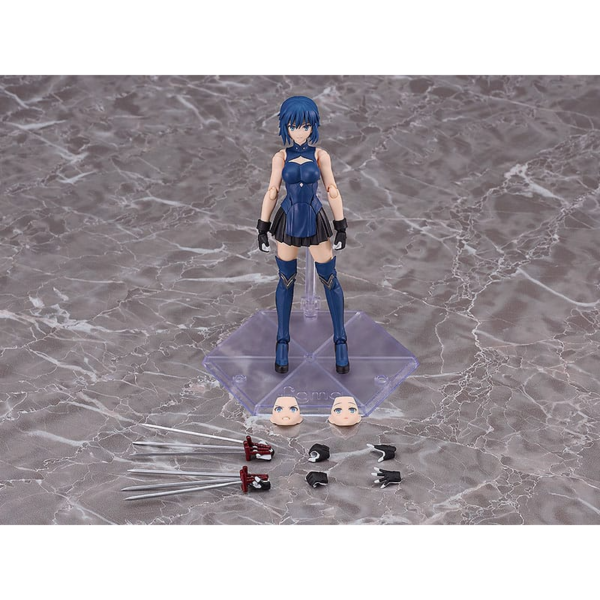 Figuras Tsukihime - A Piece of Blue Glass Moon Figura articulada de la línea Figma, tamaño aprox. 15 cm. Viene con accesorios en una caja con ventana