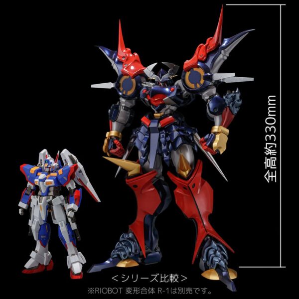 Figuras Super Robot Wars Sentinel nos presenta una nueva línea de figuras articuladas´Riobot´. Figura mide tamaño aprox. 33 cm y viene con muchos accesorios en una caja con ventana. Con iluminación LED.