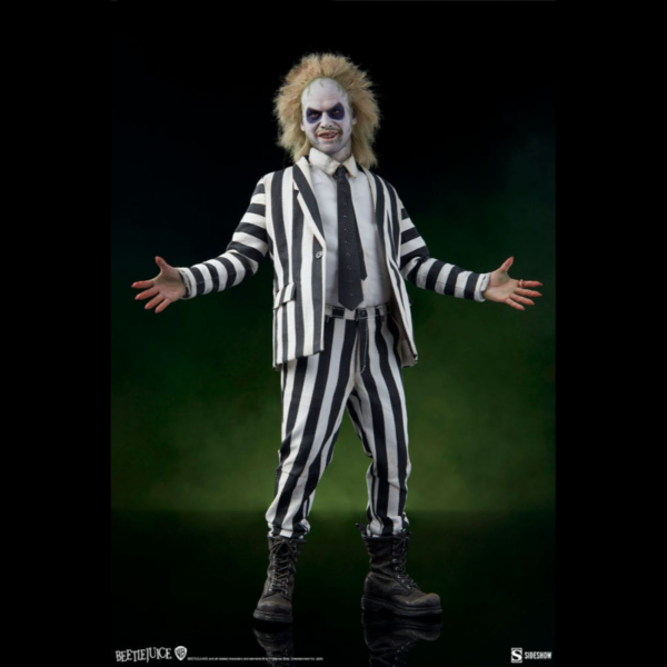 Figuras: 30 cm Beetlejuice Figura articulada de la película "Bitelchús" con ropa tela y accesorios, tamaño aprox. 30 cm.