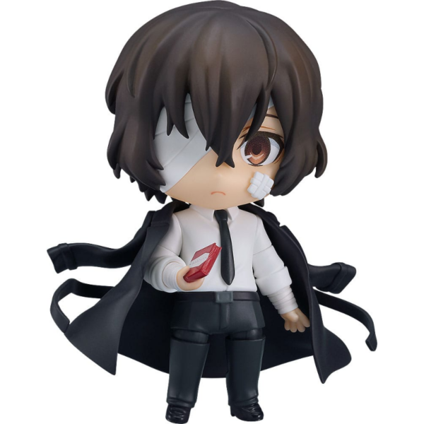 Figuras Bungo Stray Dogs Figura articulada del anime "Bungo Stray Dogs" de la línea Nendoroid, tamaño aprox. 10 cm. Viene con accesorios en una caja con ventana.