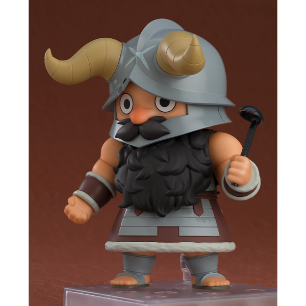 Figura articulada del anime "Delicious in Dungeon" de la línea Nendoroid, tamaño aprox. 10 cm. Viene con accesorios en una caja con ventana.