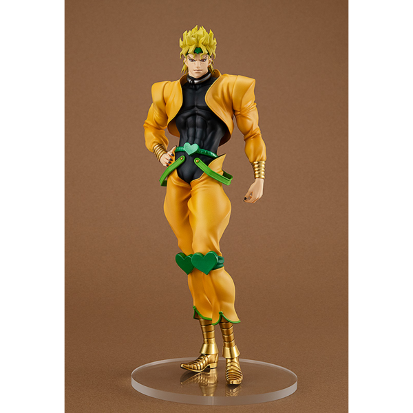 Good Smile Company presenta, dentro de la colección Pop Up Parade, la figura de Dio. Mide 19 cm y está basada en su aspecto en el anime "Jojo's Bizarre Adventure: Stardust Crusaders".