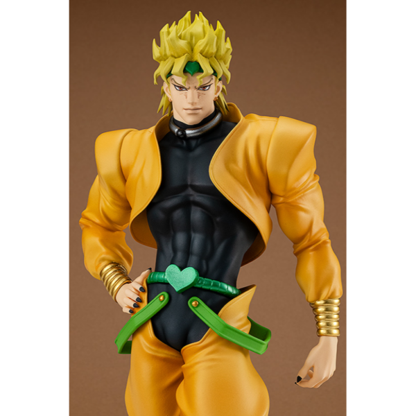 Good Smile Company presenta, dentro de la colección Pop Up Parade, la figura de Dio. Mide 19 cm y está basada en su aspecto en el anime "Jojo's Bizarre Adventure: Stardust Crusaders".