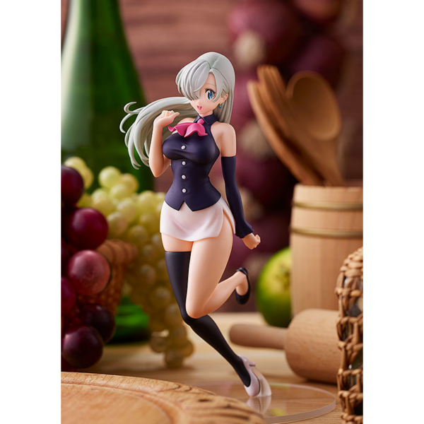 Good Smile Company vuelve a presentar, dentro de la colección Pop Up Parade, la figura de Elizabeth. Está basada en su aspecto en el anime "The Seven Deadly Sins: Dragon's Judgement" y mide 16 cm.