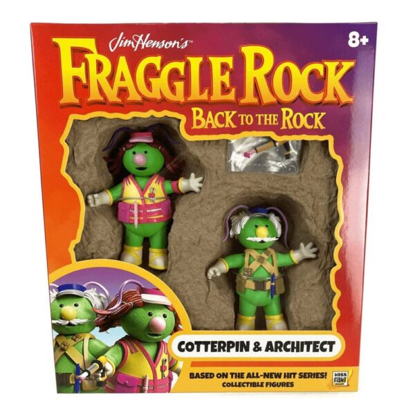 Figuras Fraggle Rock Figura articuladas con accesorios, tamaño aprox. 10 - 15 cm. Licencia oficial.