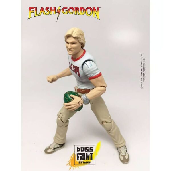 Figuras Flash Gordon Figura articulada con accesorios, tamaño aprox. 10 - 15 cm. Licencia oficial.