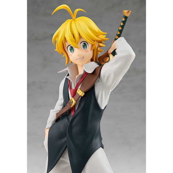 Good Smile Company vuelve a presentar, dentro de la colección Pop Up Parade, la figura de Meliodas. Está basada en el personaje del anime "The Seven Deadly Sins: Dragon's Judgement" y mide 15 cm.