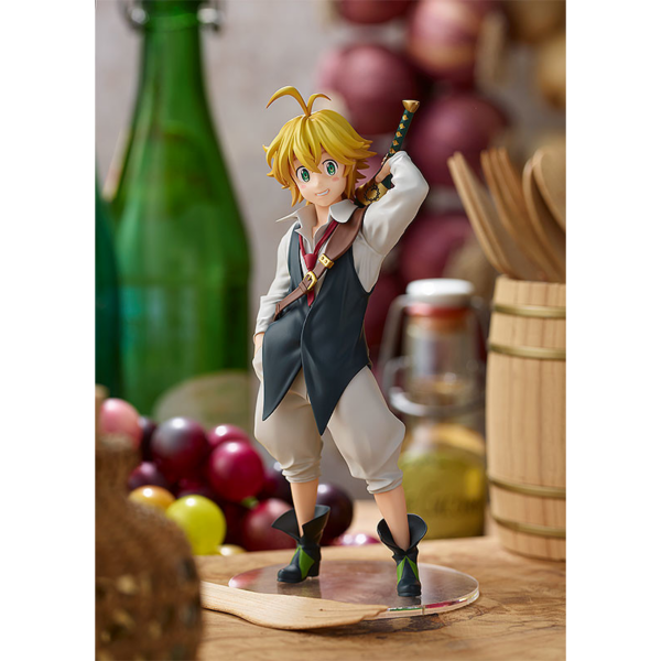 Good Smile Company vuelve a presentar, dentro de la colección Pop Up Parade, la figura de Meliodas. Está basada en el personaje del anime "The Seven Deadly Sins: Dragon's Judgement" y mide 15 cm.