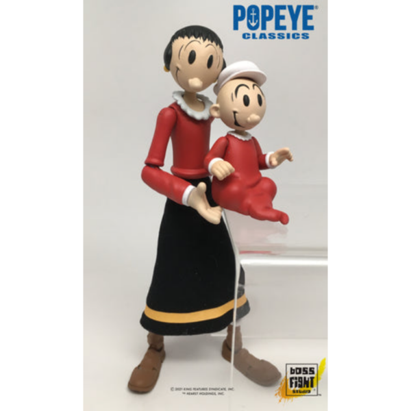 Figuras Popeye Figura articulada con accesorios, tamaño aprox. 10 - 15 cm. Licencia oficial.