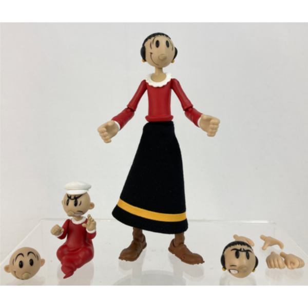 Figuras Popeye Figura articulada con accesorios, tamaño aprox. 10 - 15 cm. Licencia oficial.