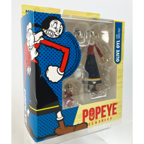 Figuras Popeye Figura articulada con accesorios, tamaño aprox. 10 - 15 cm. Licencia oficial.