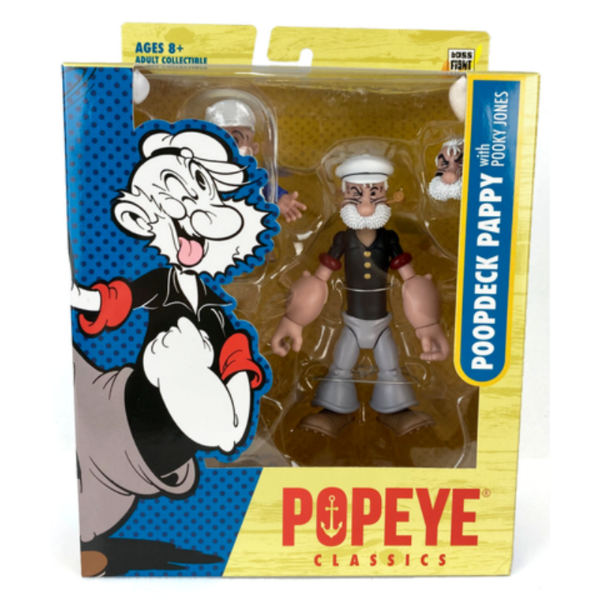 Figuras Popeye Figura articulada con accesorios, tamaño aprox. 10 - 15 cm. Licencia oficial.