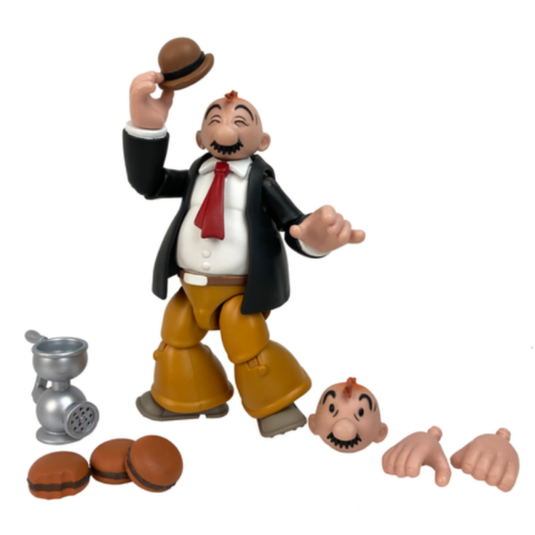 Figuras Popeye Figura articulada con accesorios, tamaño aprox. 10 - 15 cm. Licencia oficial.
