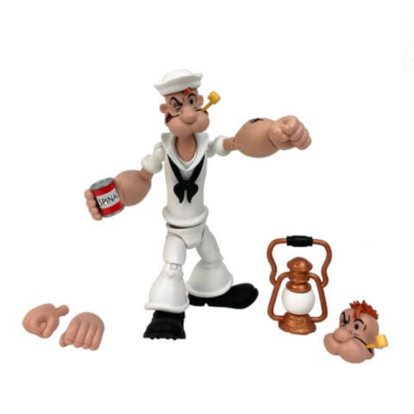 Figuras Popeye Figura articulada con accesorios, tamaño aprox. 10 - 15 cm. Licencia oficial.