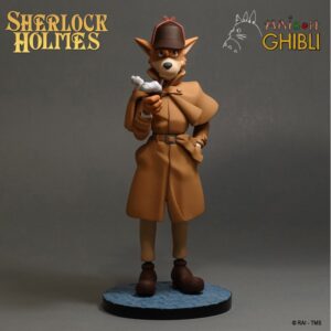 Semic presenta la primera estatua de la colección "Sherlock Holmes", Sherlock Hound. Mide 26 cm y está basada en el personaje del anime "Sherlock Hound". Es un anime inspirado en las historias del detective Sherlock Holmes representado como un perro llamado Sherlock Hound.