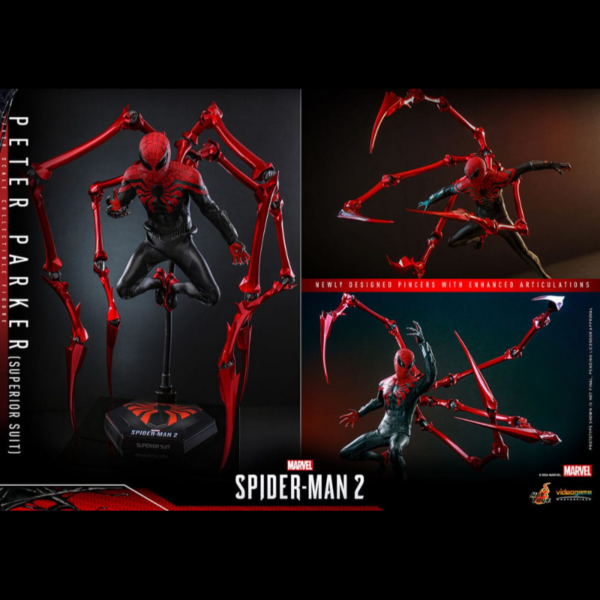 Figuras: 30 cm Marvel Figura articulada del videojuego ´Spider-Man 2´ en escala 1/6 con accesorios, tamaño aprox. 30 cm. Edición limitada.