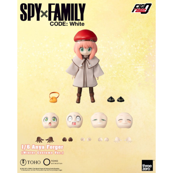 Figuras Spy × Family Figura articulada del anime ´Spy x Family´ con accesorios, tamaño aprox. 17 cm. Materiales: PVC, ABS, tela