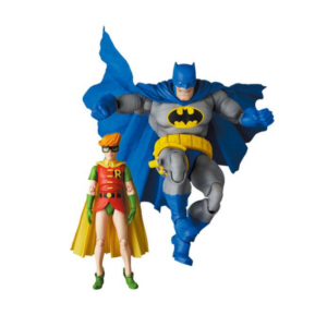 Figuras DC Comics Figuras articuladas de alta calidad de la línea MAF (Miracle Action Figures) de Medicom, tamaño aprox. 11 - 16 cm. Viene con accesorios en una caja con ventana.