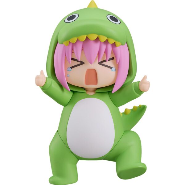 Good Smile Company presenta, dentro de la colección Nendoroid, la figura de Hitori Gotoh Attention Seeking Monster Version. Mide 10 cm y está basada en el personaje del anime "Bocchi the Rock!". Incluye placas faciales (cara estándar y frustrada) y accesorios (efecto llama, Hitori Gotoh Tsuchinoko Version y hoja de fondo).