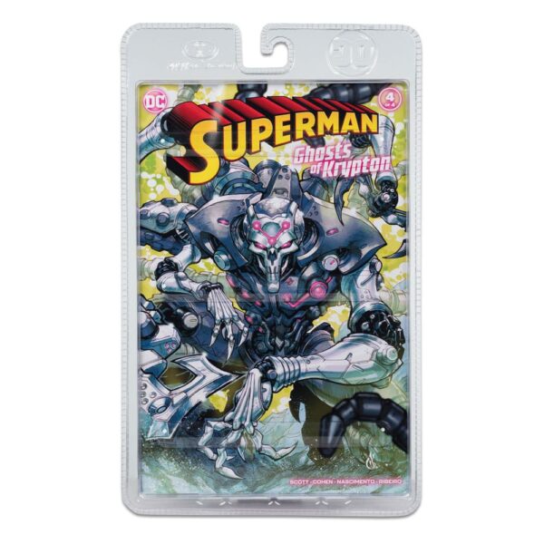 Figuras DC Comics Cómic en inglés Figura articulada tamaño aprox. 18 cm y cómic (en inglés, disponible exclusivamente en este producto). El blíster es clipable: el cómic se puede leer y volver a colocar en su embalaje para que se mantenga en perfecto estado.