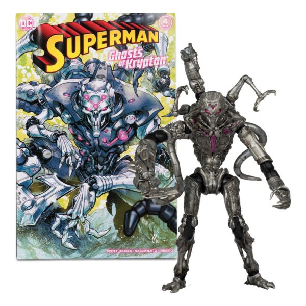 Figuras DC Comics Cómic en inglés Figura articulada tamaño aprox. 18 cm y cómic (en inglés, disponible exclusivamente en este producto). El blíster es clipable: el cómic se puede leer y volver a colocar en su embalaje para que se mantenga en perfecto estado.