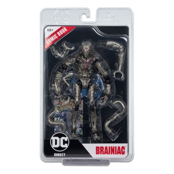 Figuras DC Comics Cómic en inglés Figura articulada tamaño aprox. 18 cm y cómic (en inglés, disponible exclusivamente en este producto). El blíster es clipable: el cómic se puede leer y volver a colocar en su embalaje para que se mantenga en perfecto estado.