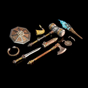 Figuras: accesorios Mythic Legions Accesorios para figuras articuladas de la línea "Mythic Legions: Rising Sons".