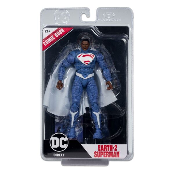 Figuras DC Comics Cómic en inglés Figura articulada tamaño aprox. 18 cm y cómic (en inglés, disponible exclusivamente en este producto). El blíster es clipable: el cómic se puede leer y volver a colocar en su embalaje para que se mantenga en perfecto estado.