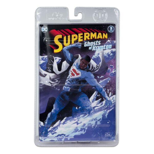 Figuras DC Comics Cómic en inglés Figura articulada tamaño aprox. 18 cm y cómic (en inglés, disponible exclusivamente en este producto). El blíster es clipable: el cómic se puede leer y volver a colocar en su embalaje para que se mantenga en perfecto estado.