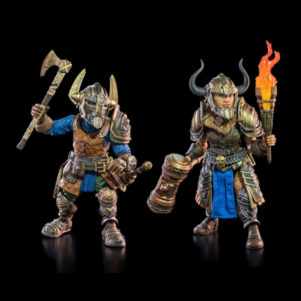 Figuras Mythic Legions Pack de 2 figuras de la línea "Mythic Legions" con accesorios, tamaño aprox. 15 cm Viene en un Blíster. Reportar problemaDescargar imágenes