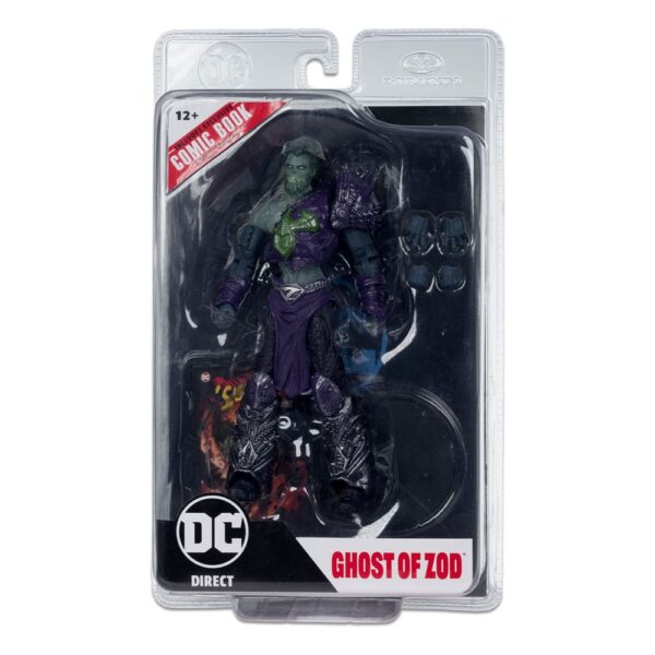 Figuras DC Comics Cómic en inglés Figura articulada tamaño aprox. 18 cm y cómic (en inglés, disponible exclusivamente en este producto). El blíster es clipable: el cómic se puede leer y volver a colocar en su embalaje para que se mantenga en perfecto estado.