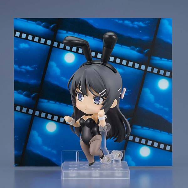 Figuras Rascal Does Not Dream of Bunny Girl Senpai Figura articulada de la línea "Nendoroid", tamaño aprox. 10 cm.