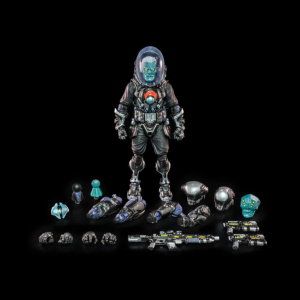 Figuras Cosmic Legions Figura de la línea "Cosmic Legions" con accesorios, viene en un Blíster.