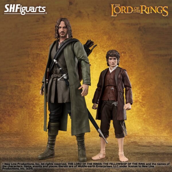 FRODO BAGGINS & GOLLUM THE LORD OF THE RINGS: THE FELLOWSHIP OF THE RING SH FIGUARTS - Imagen 7