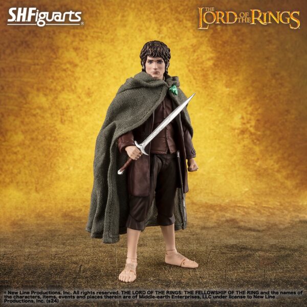 FRODO BAGGINS & GOLLUM THE LORD OF THE RINGS: THE FELLOWSHIP OF THE RING SH FIGUARTS - Imagen 2