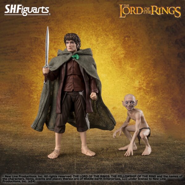 FRODO BAGGINS & GOLLUM THE LORD OF THE RINGS: THE FELLOWSHIP OF THE RING SH FIGUARTS