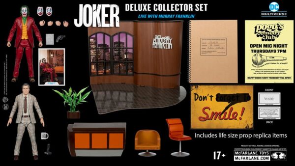 DELUXE COLLLECTOR THE JOKER (LIVE WITH MURRAY FRANKLIN) DC MULTIVERSE - Imagen 4