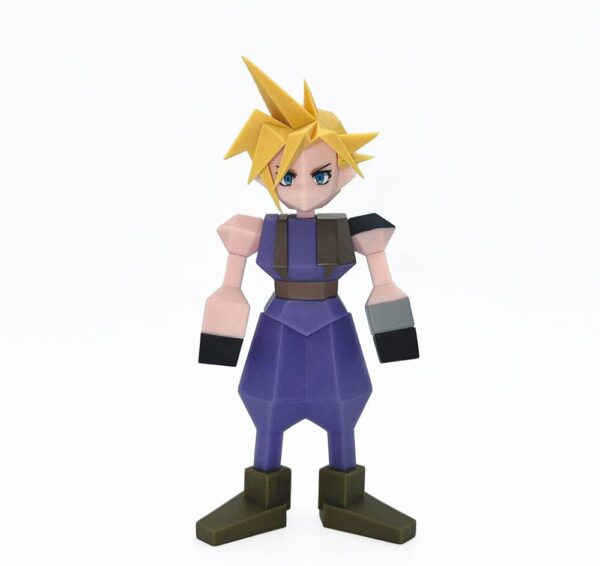 CLOUD STRIFE FINAL FANTASY VII POLYGON SOFT VINYL